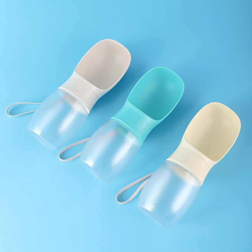 Bouteille d’eau portable avec bol intégré – Pour chiens de toutes tailles
