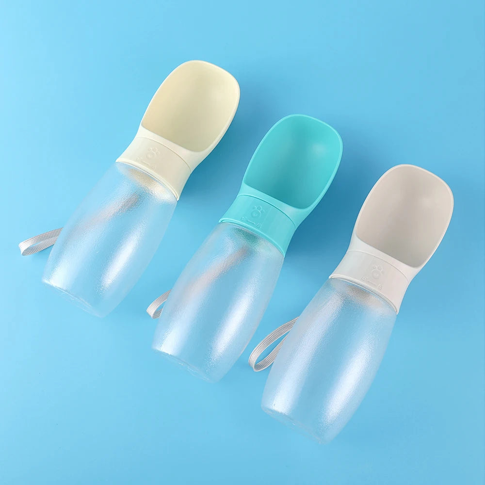 Bouteille d’eau portable avec bol intégré – Pour chiens de toutes tailles