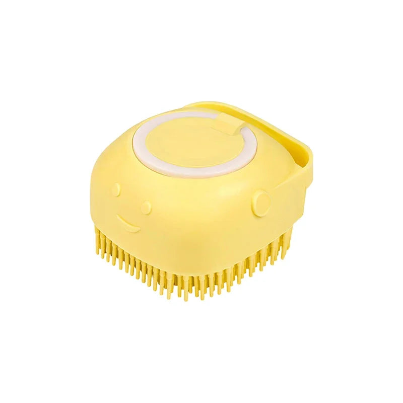 Brosse de bain 2-en-1 avec réservoir de savon