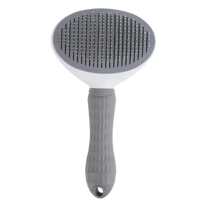 Brosse démêlante auto-nettoyante pour chien