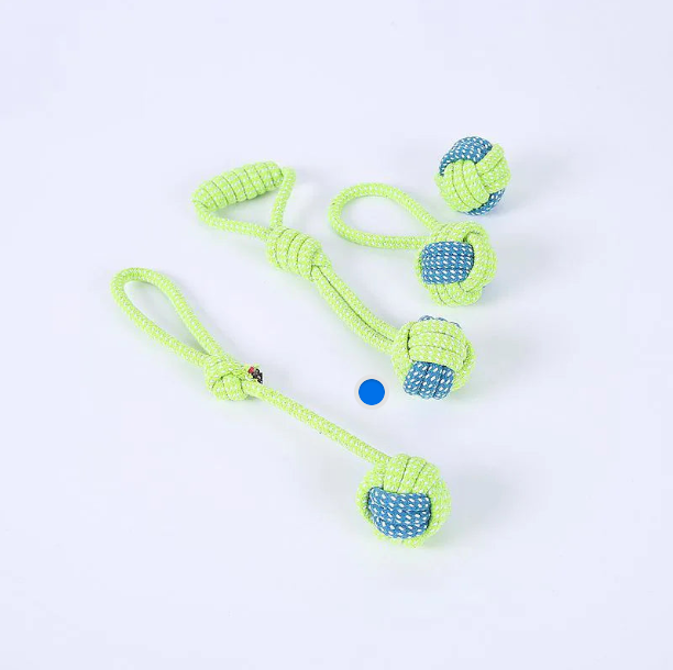 Set de jouets en corde résistants pour chiens – 4/7 pièces