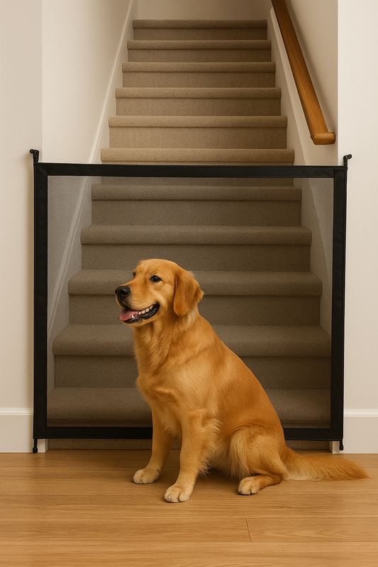 Clôture de sécurité pour chien avec 4 crochets – 2 tailles
