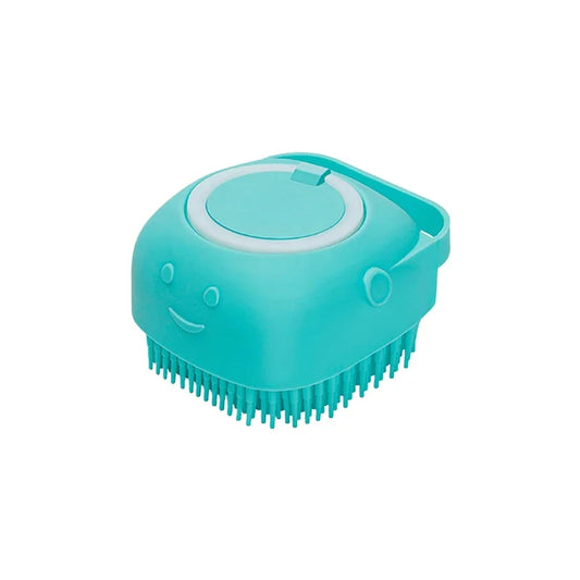 Brosse de bain 2-en-1 avec réservoir de savon