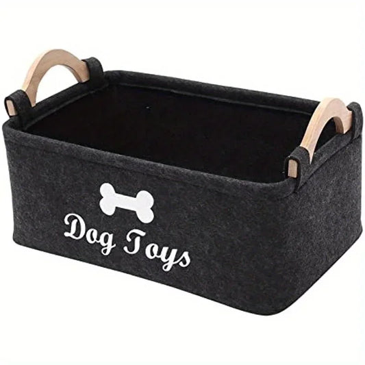 Boîte à jouets pour chiens -panier de rangement