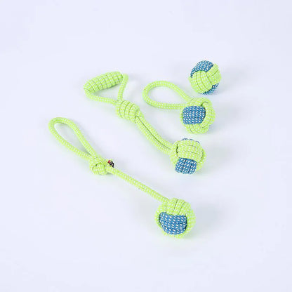 Set de jouets en corde résistants pour chiens – 4/7 pièces