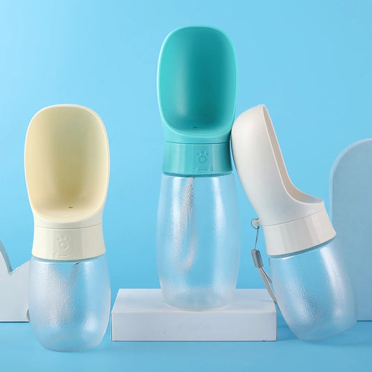 Bouteille d’eau portable avec bol intégré – Pour chiens de toutes tailles