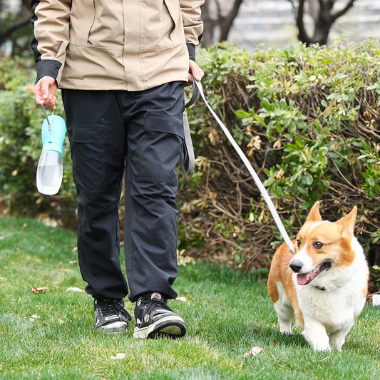 Bouteille d’eau portable avec bol intégré – Pour chiens de toutes tailles