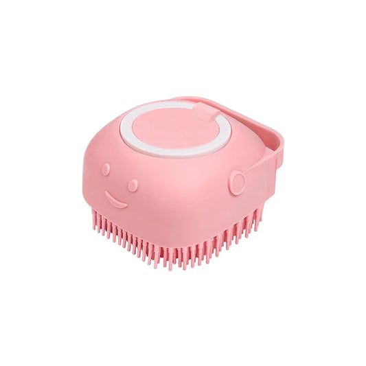 Brosse de bain 2-en-1 avec réservoir de savon